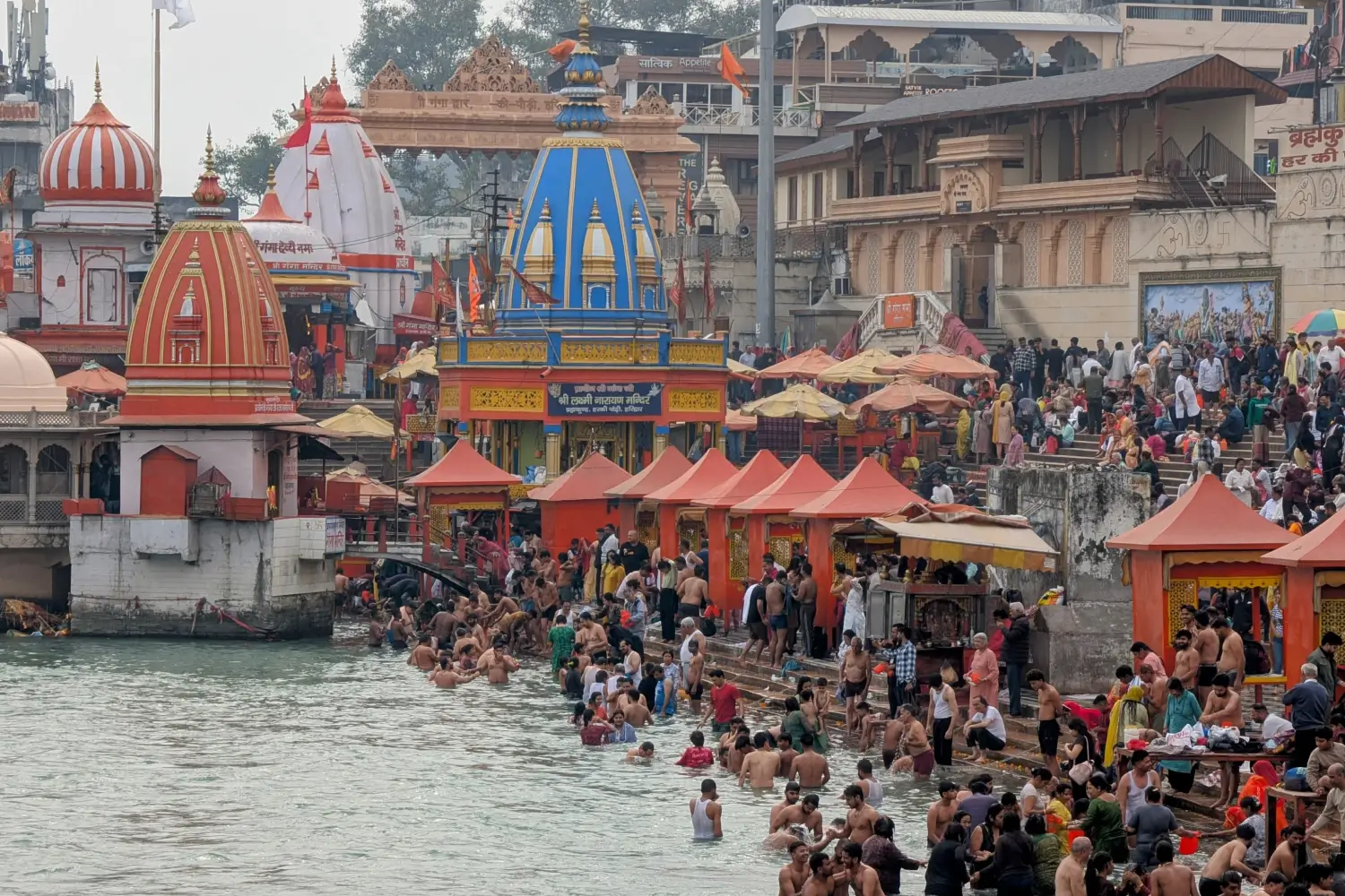 Ganga Snan in Haridwar